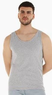 caballero camiseta unitalla  gris jaspe inter algodon