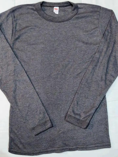 PLAYERA MANGA LARGA JUVENIL INTER GRIS OXFORDS