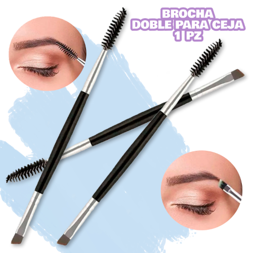 BROCHA DOBLE PARA CEJAS