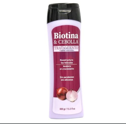 CEBOLLAY BIOTINA TRATAMIENTO