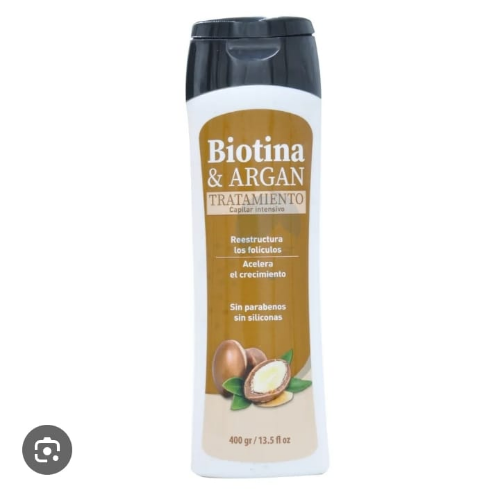 TRATAMIENTO CAPILAR DE BIOTINA Y ARGAN