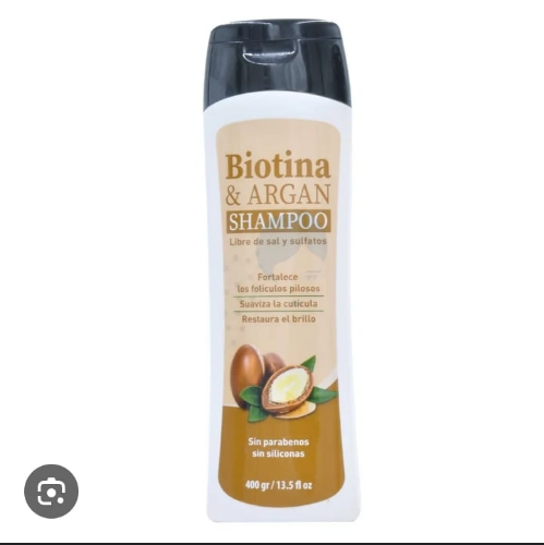 SHAMPU DE BIOTINA Y ARGAN