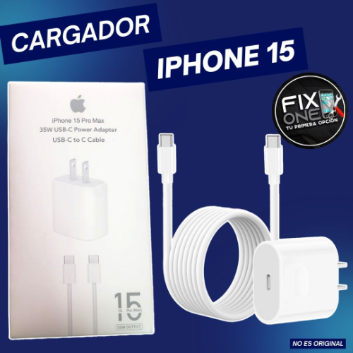 Cargador iphone 15