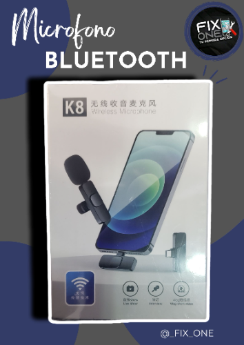 microfono celular k8 solapa iphone o ipad lightning