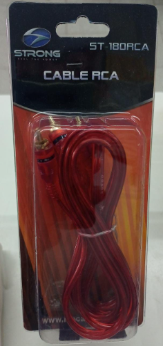 Cable  2 RCA - 2 RCA Libre de Oxigeno 1,8 m ST180