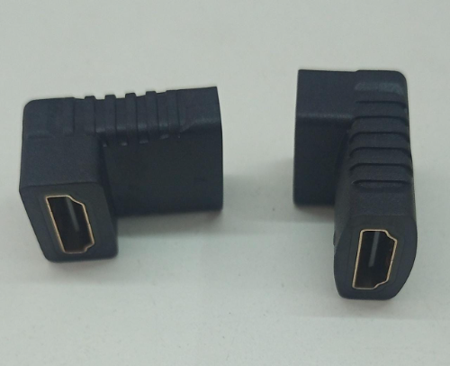Ficha HDMI Codo Hembra-Hembra