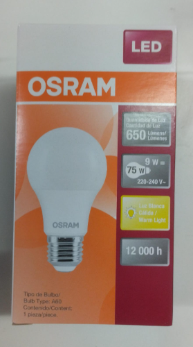 Foco Led Osram 9w Calida