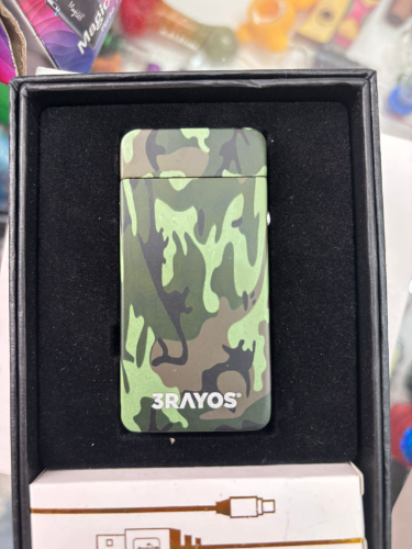 Encendedor electronico recargable 3 Rayos Camuflado