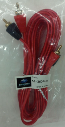 Cable 2 RCA - 2 RCA Libre de Oxigeno 3,6 mts ST360