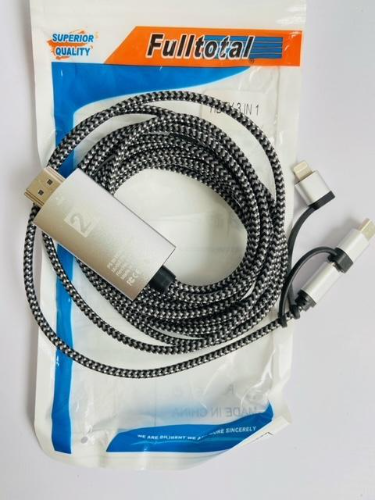 Cable HDMI Fulltotal 3 en 1