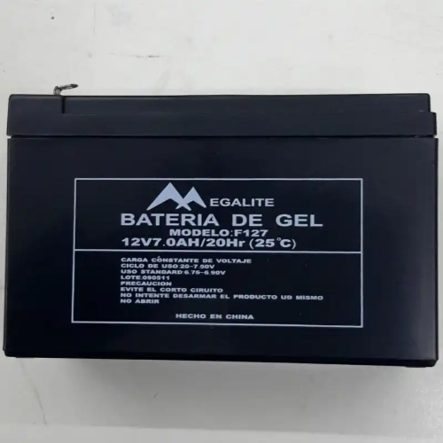Bateria de gel 12V X 7 AMPER