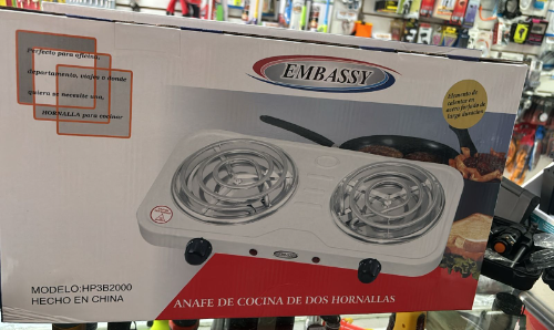 Anafe 2 Hornallas Electrico