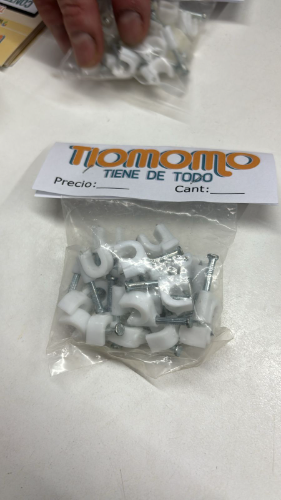 Grampa para cable x 25