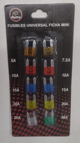 Fusible para Auto x 10 Mini