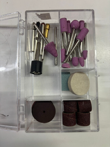 Caja de fresa con lija