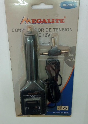 Convertidor de Tension de 12v Megalite ML-197
