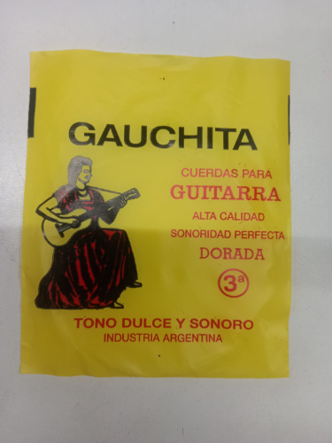 Cuerda para guitarra criolla 3era