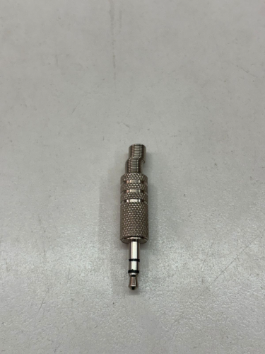 Ficha 3,5 stereo metal macho