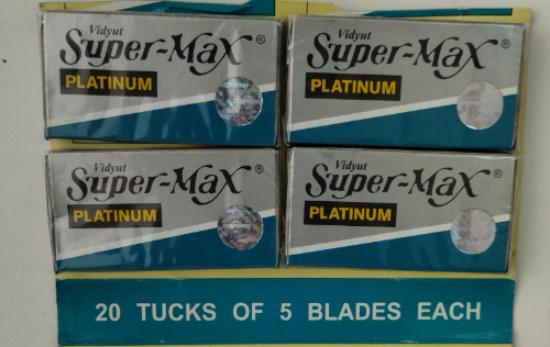 Hoja de afeitar Super Max Platinum 5u