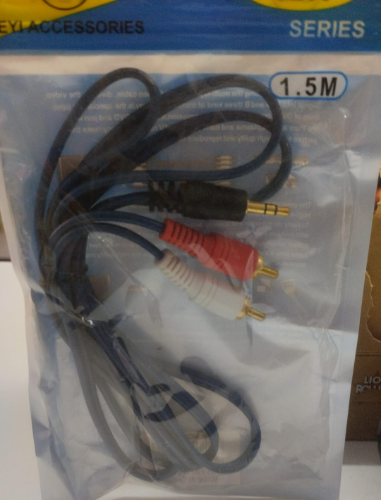 Cable 2 RCA a 3.5mm  1.5 mts