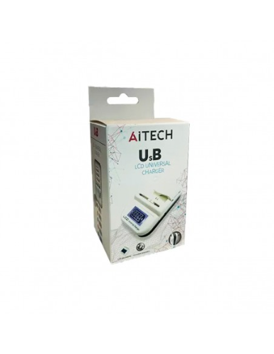 Cargador universal para baterias y USB Aitech