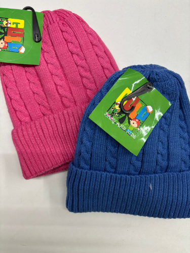 Gorro de lana ocho con interior de polar niño