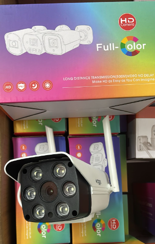 Cámara de Seguridad de Exterior con WiFi y Visión Nocturna Waggs CDSE02
