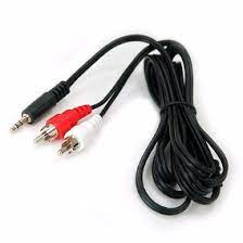 Cable 2 RCA a 3,5 macho 7 metros