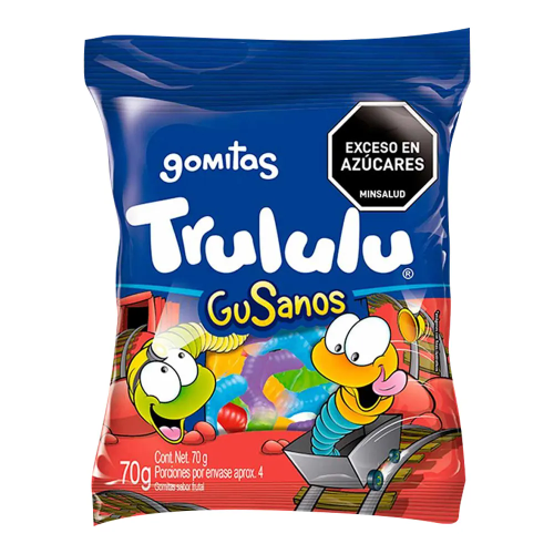 gomitas trululu 70g gusanos