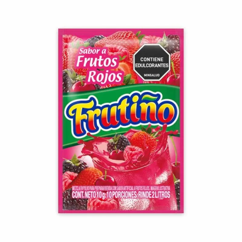 Refresco En Polvo Frutos Rojos Frutiño Sobre(s) de 10 g