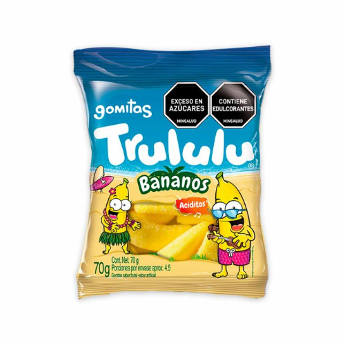 gomitas trululu 70g bananos