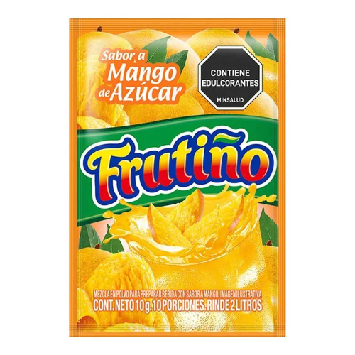 Refresco En Polvo Mango Frutiño Sobre(s) de 10 g