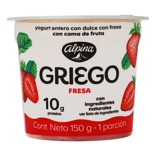 yogurt griego fresa