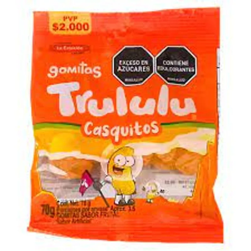 gomitas trululu 70g casquitos