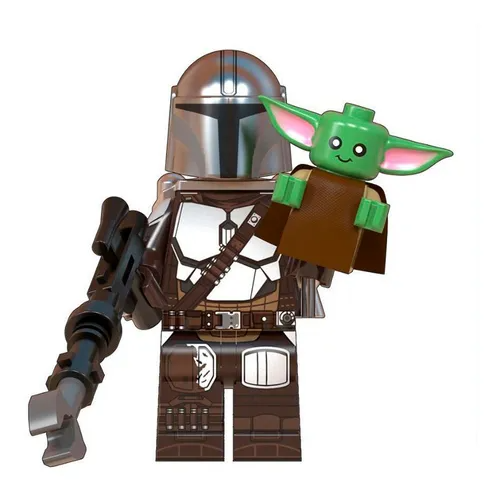 Mandalorian y Baby Yoda