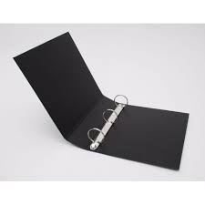 CARPETA 3 ANILLOS P/BLOCK RIVADAVIA (NEGRA)