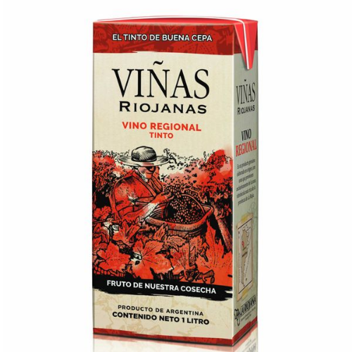 VINO VIÑAS RIOJANAS tinto (TETRA)