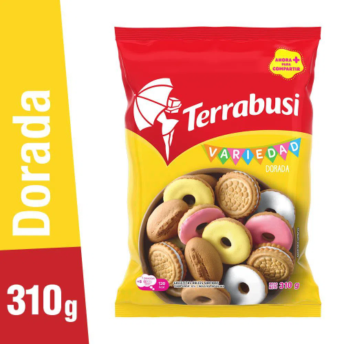 TERRABUSI VARIEDAD 310G Surtido