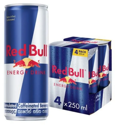 RED BULL 250cc PACK X4 - ENERGIZANTE