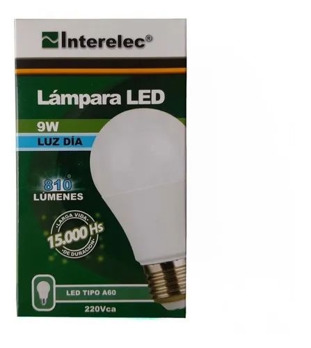 LAMPARA LED 12w INTERELEC