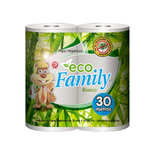 PAPEL HIGIENICO ECO FAMILY X4