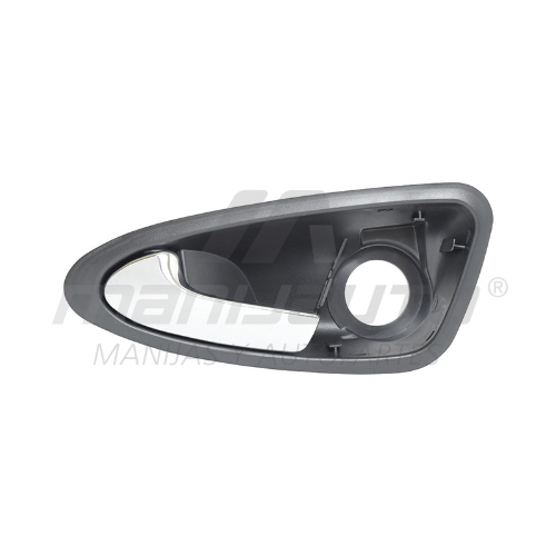 MANIJA INTERIOR ST IBIZA 09-17 CON HOYO PARA CONTROL ESPEJO NEGRA/CROMO PLASTICO PARA ESPEJO ELECTRICO Izquierdo Delantera