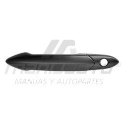 MANIJA EXTERIOR CV SPARK 16-20 CON HOYO LISA NEGRA Izquierdo Delantera