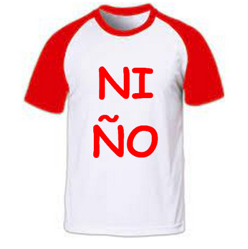 REMERA MANGAS ROJAS NIÑO