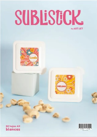 Sublistick Adhesivo Sublimable Blanco A4