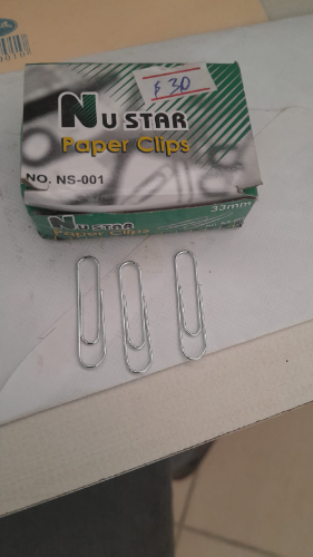 Clips para papel Nustar