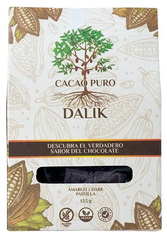 CACAO PURO DALIK PASTILLAS 125 g