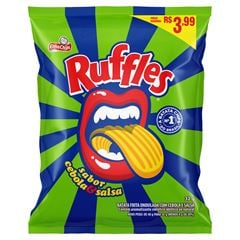 RUFFLES 32G C/PRECO CEBOLA E SALSA(E)