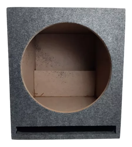 430CAJON MDF PARA WOOFER 12" FORRADO DE GRIS