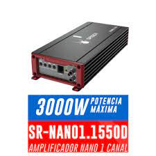 726AMPLIFICADOR NANO1.1550D SPIDER 3000W 1 CANAL CLASE D